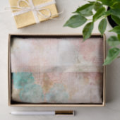 Rosa und Aquamarine Bläschen Seidenpapier (Geschenk)