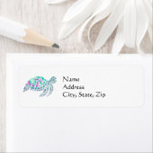 Rosa und Aquamarine Meeresschildkröte (Insitu)