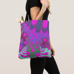 Rosa und Aquamarine Mod Tasche