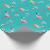 Rosa und aquamarines geschenkpapier (Ecke)