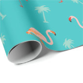 Rosa und aquamarines geschenkpapier (Rolleneckpunkt)