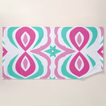 Rosa und Aquamarines Muster