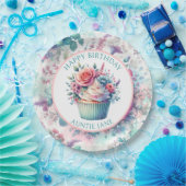 Rosa und Aquamarines Shabby Chic Party Pappteller (Party)