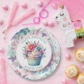 Rosa und Aquamarines Shabby Chic Party Pappteller (Party)