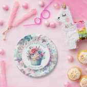 Rosa und Aquamarines Shabby Chic Party Pappteller (Party)