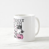 Rosa und beängstigende Sattelhexe in der Stadt Kaffeetasse (VorderseiteRechts)