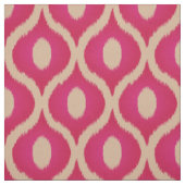Rosa und beige Ikat-Dekoration Stoff (Muster)