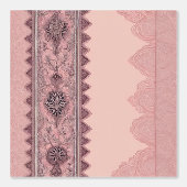Rosa und beige Muster KI Kunst Tapete (Vorderseite)