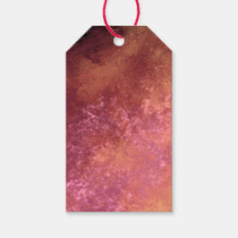 Rosa und Bernstein Wolkeneffekt  Geschenkanhänger