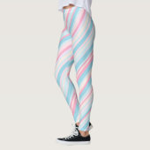 Rosa und blassblaue Leggings (Links)