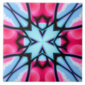 rosa und blau abstrakt fliese (Vorderseite)