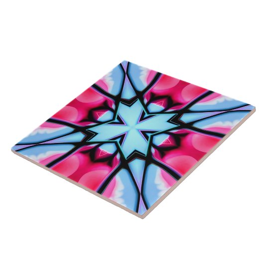 rosa und blau abstrakt fliese (Seite)