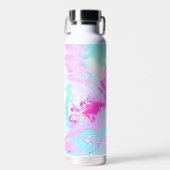 rosa und blau, Abstrakt Trinkflasche (Vorne)