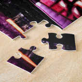 Rosa und Blau - Anderswo Comic Stadt Puzzle (Seite)