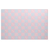 Rosa und Blau Damast Patchwork mit Namen Stoff (Fat Quarter (45,7 x 55,9 cm))