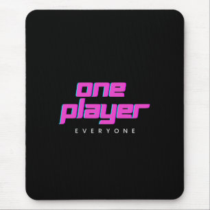 Rosa und Blau Ein Player Mousepad