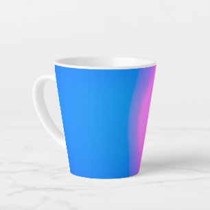 Rosa und Blau Farbverlauf Abstract Milchtasse