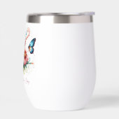 Rosa und blau florale Happy Mother Day (Links)