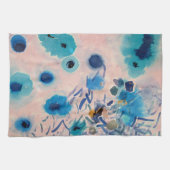 Rosa und blau gestaltetes Küchentuch (Horizontal)