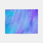 Rosa und blau gestreifte Textilien Fleecedecke (Vorderseite (Horizontal))