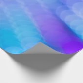 Rosa und blau gestreifte Textilien Geschenkpapier (Ecke)