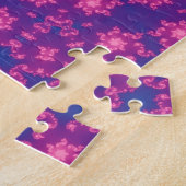 Rosa und Blau Kaleidoskop Gradient Puzzle (Seite)