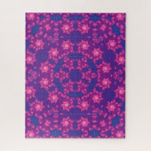 Rosa und Blau Kaleidoskop Gradient Puzzle (Vertikal)