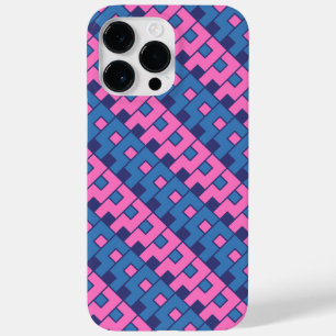 Rosa und blau-kubistisch Case-Mate iPhone hülle