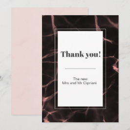 Rosa und blau marmoriertes Thema Einladung