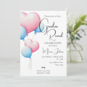 Rosa und blaue Balken Geschlechtsverkehr Einladung (Stehend Vorderseite)