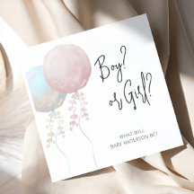 Rosa und blaue Balkone - Aufdeckung des Geschlecht