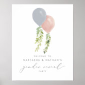 Rosa und blaue Balkone - Gender-Enthüllung Poster (Vorne)