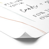 Rosa und blaue Ballon Gender-Aufdeckung Karten + G Poster (Ecke)