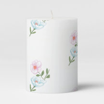 Rosa und blaue Blume, romantisch