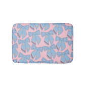 Rosa und blaue Bogen Badematte (Vorderseite)