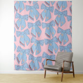 Rosa und blaue Bogen Wandteppich (Beispiel)