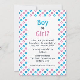 Rosa und blaue Diagonaldot Geschlechtsverkehr offe Einladung