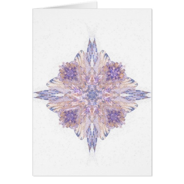 Rosa und blaue Diamant-Fraktal-Kunst (Vorne)