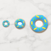 Rosa und blaue Donuts Konfetti (Vorderseiten)
