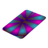 Rosa und blaue Donuts Magnet (Linke Seite)