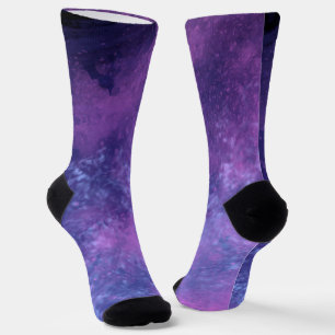 Rosa und blaue dunkle Sturmwolken Socken