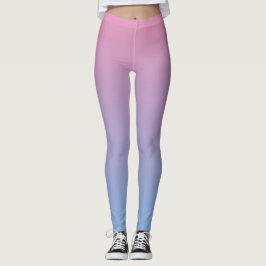 Rosa und blaue Farbe Leggings