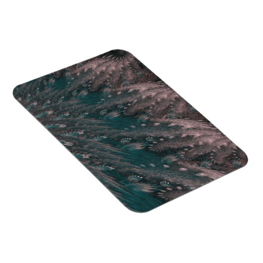 Rosa und blaue Federn im wirbeln Magnet (Rechte Seite)