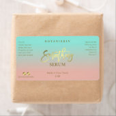 Rosa und blaue goldene Smooding-Serummarken (Insitu)