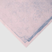 Rosa und blaue Königin des Herzens Seidenpapier (Detail)