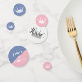 Rosa und blaue Kronengeschlecht - Party Konfetti (Gruppe)