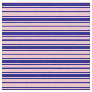 Rosa und blaue Linien Stoff