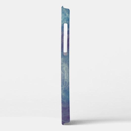 rosa und blaue Marmor Case-Mate iPhone Hülle (Rückseite / Links)