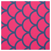 Rosa und blaue Meerjungenskala Stoff (Muster)