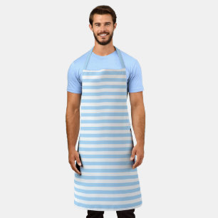 Rosa und blaue nautische Serien-Design 1 Schürze